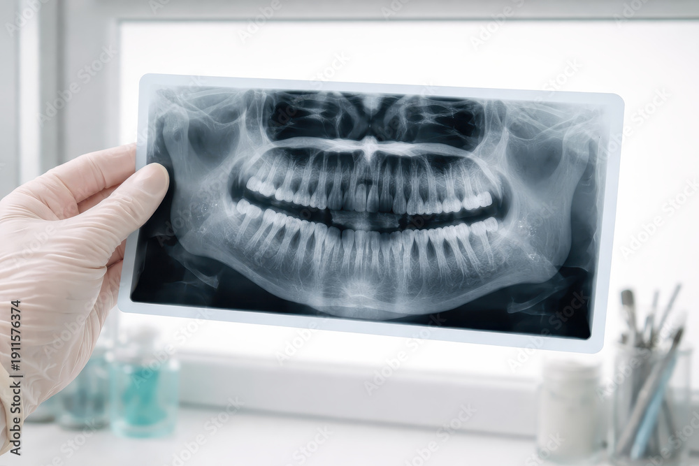 custom made wallpaper toronto digitalDental xray care concept healthcare tool medical diagnosis technology treatment prevention hygiene tooth anatomy detail clinical professional hand