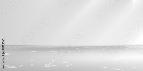 White grey gradient studio room background. Vector EPS 10