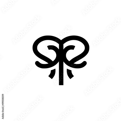 Creative vector artwork of butterfly flipped, highlighting perspective shift