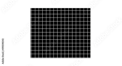 Abstract grid pattern of white lines on black background.