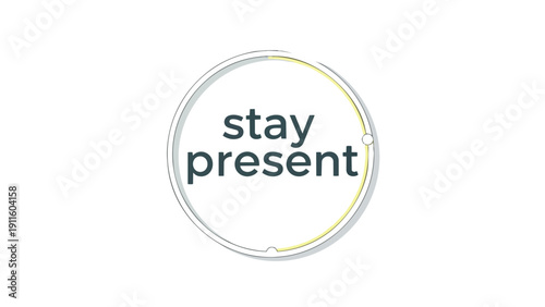 Embracing the present moment: a crisp visual prompt for mindfulness and inner tranquility