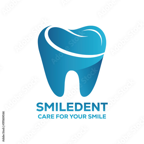 Smiledent care for your smile logo icon