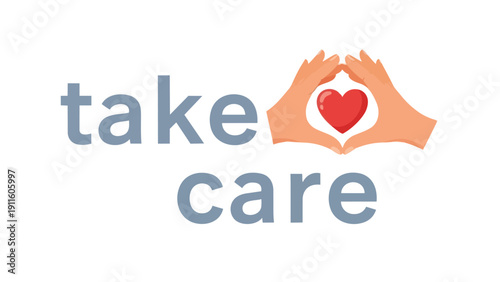 Empathy and support through a heartfelt gesture for well-being and consideration