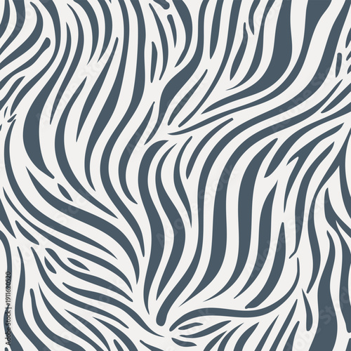 Zebra pattern with dark blue stripes on a white background.
