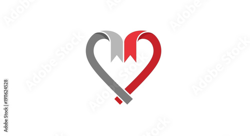 Heart Symbol Broken Love Concept.