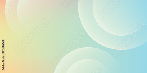 Minimalist abstract background with liquid shape gradation. Template banner gradient color with geometric element. Vector illustration. Eps 10