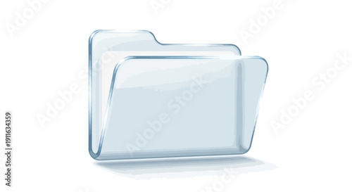 Folder icon, file management, organization concept