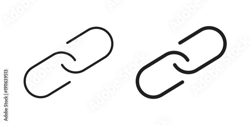 Link icon. linear style sign for mobile concept and website ui design