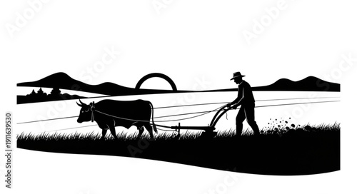 farm animals in the field