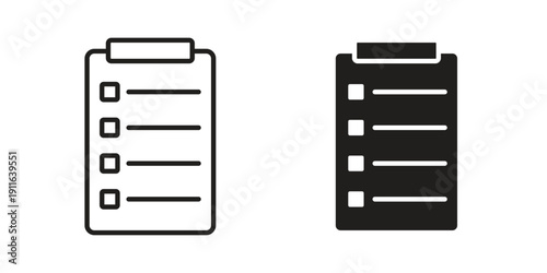 List icon. linear style sign for mobile concept and website ui design