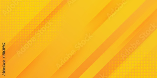 Abstract yellow square shape with futuristic concept background. Minimal orange background vector. Orange background suitable for ad posters banners social media covers events and various design works