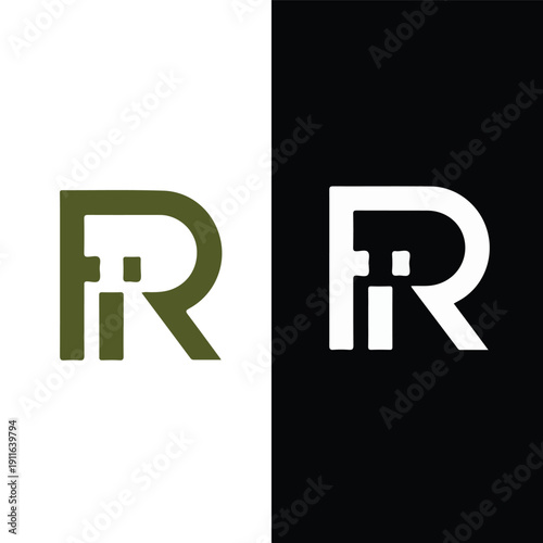 Letter F I logo design 