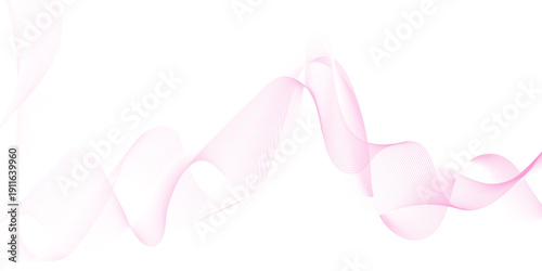 Abstract golden smooth wave on a white background. Dynamic sound wave. Design element. Vector illustration. Wave lines created using blend tool. graphic design template banner business wave 