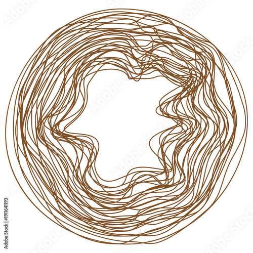 Professionalized brownish Vector. Sophisticatedly lines patterns. Sophisticatedly circles symbols. Sophisticatedly messy silhouettes.