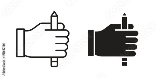 Self expression icon. linear style sign for mobile concept and website ui design