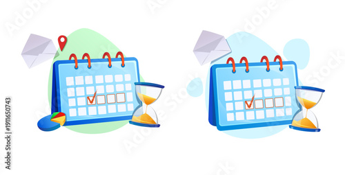 Task planning, calendar, deadline.svg