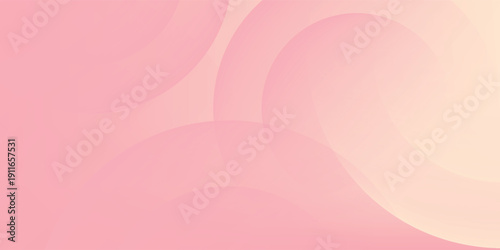 Simple background, modern minimalist pink and yellow gradations, circle art modern nice abstract. eps 10