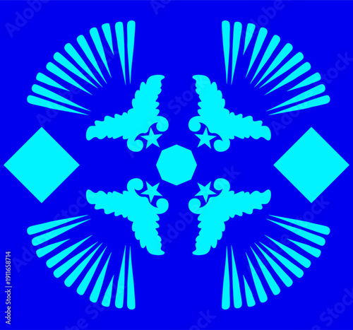 Floral pattern. wood carving pattern