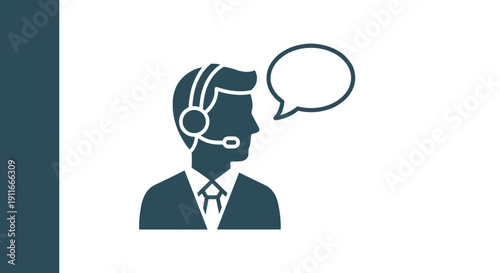 Customer Service Representative Wearing Headset 2.