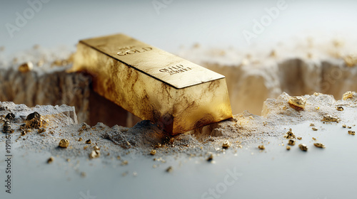 Golden Treasure in the Crev...