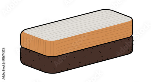 Mattress with Soft Cushioning and Base.