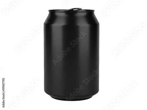 Wallpaper Mural A black soda can on a white background isolated on transparent background Torontodigital.ca