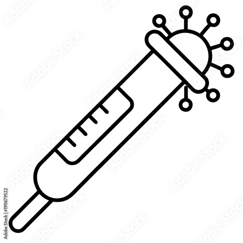 A vector of a rapid antigen covid 19 test kit