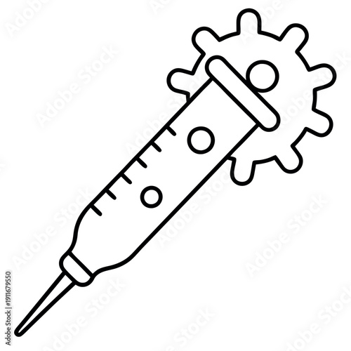 A vector of a rapid antigen covid 19 test kit