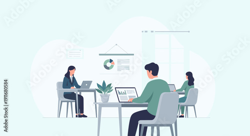 A serene pastel gradient evokes calmness, perfect for websites or presentations needing a soothing aesthetic.