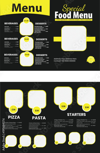 Bifold Food Manu Design 2