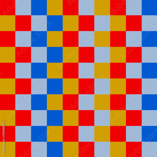 Logistics concept, seamless from colored containers vector background