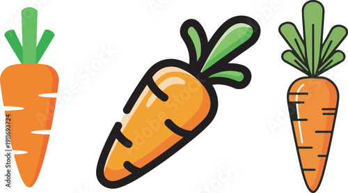 Fresh Organic Whole Carrot Collection