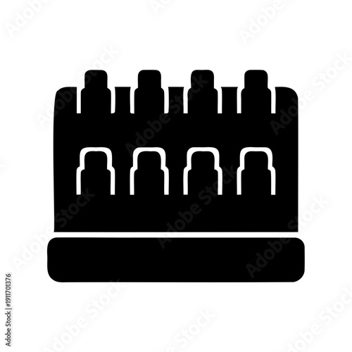 Eight row seating arrangement in a theater or arena type venue