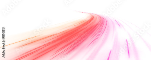 Electric blue light ribbons sweep forward in a futuristic surge of motion. Subtle glow layers create depth and dynamic perspective lines. The illustration conveys high speed digital propulsion.