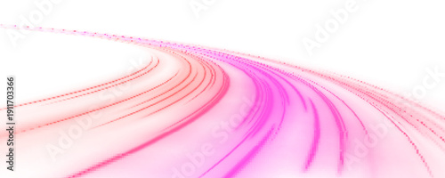 Futuristic neon pink background glows with intense magenta highlights. Soft diffusion creates smooth depth and vibrant energy. Ideal for modern digital visuals and UI kits.