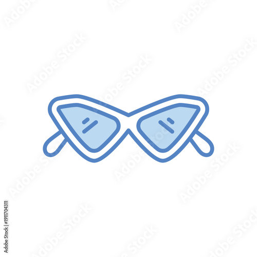 Glasses vector icon