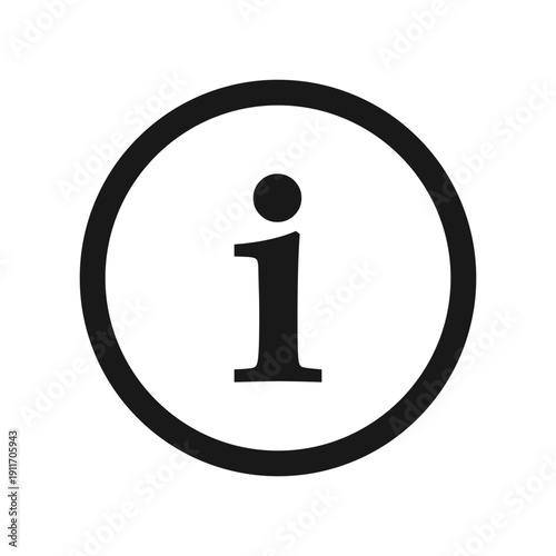 Info icon in flat style. information vector illustration on isolated background. Instruction sign business concept.