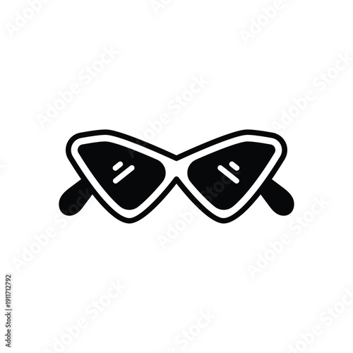 Glasses vector icon
