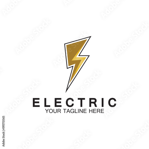 lightning thunderbolt electricity logo design template Free Download lightning thunderbolt electricity logo design template - GFXLoad