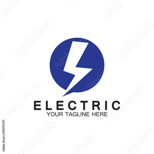 lightning thunderbolt electricity logo design template Free Download lightning thunderbolt electricity logo design template - GFXLoad