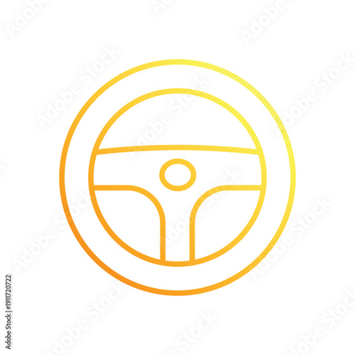 Steering Wheel vector icon