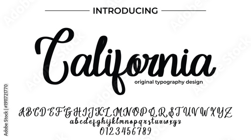 California - Elegant Script Font for Smooth Handwritten Design and Creative Typography