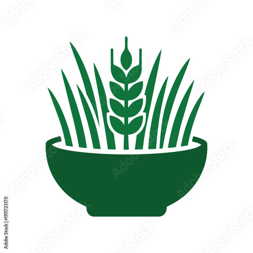 Nowruz Sabzeh Icon 2026 Persian New Year Haft Seen Wheat Sprouts Symbol Vector For Design