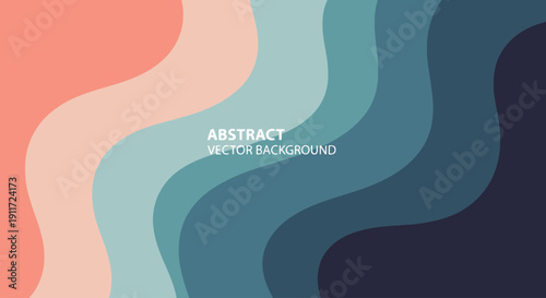 Elegant waves unfolding in nostalgic contemporary style