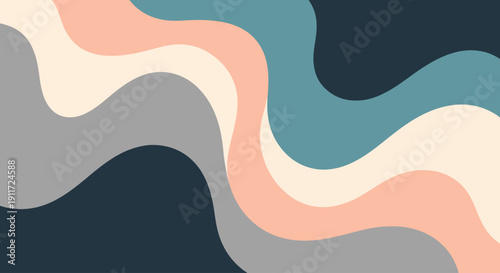 Golden swaths of color bending gracefully through tranquil turquoise expanses