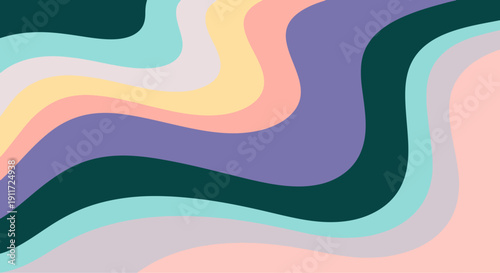 Modern Psychedelia: Reimagining the Sixties Aesthetic Through Bold Digital Waves and Bright Tones