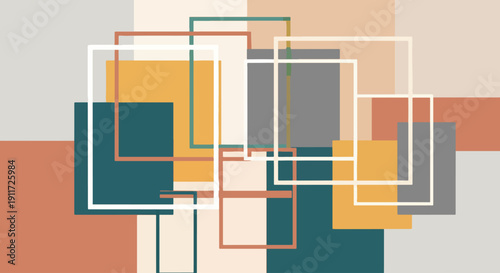 vector illustration of modern building