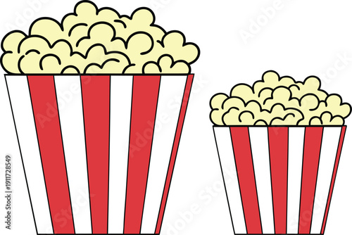 Popcorn Bucket Snack Design. Popcorn Food Illustration. Popcorn Cinema Snack Design. Fresh Popcorn Illustration. Popcorn Movie Snack Artwork. Popcorn Movie Night Illustration. Popcorn Snack