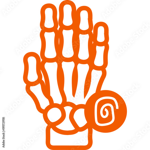 Skeleton Hand Arthritis Pain Icon