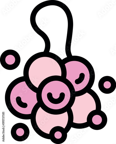 Relaxing spa treatment with a pink bath bomb dissolving in water, creating a bubbly and fragrant experience